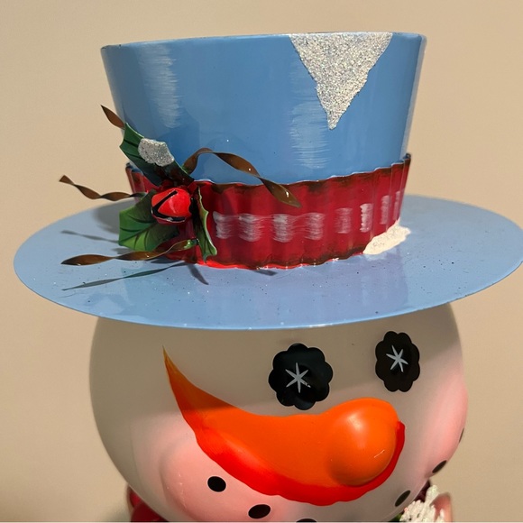 Cracker Barrel Snowman Magic Candle Holder - Picture 4 of 5